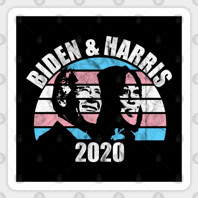 Joe Biden Kamala Harris 2020 Trans Flag Election Sticker by GiftTrend